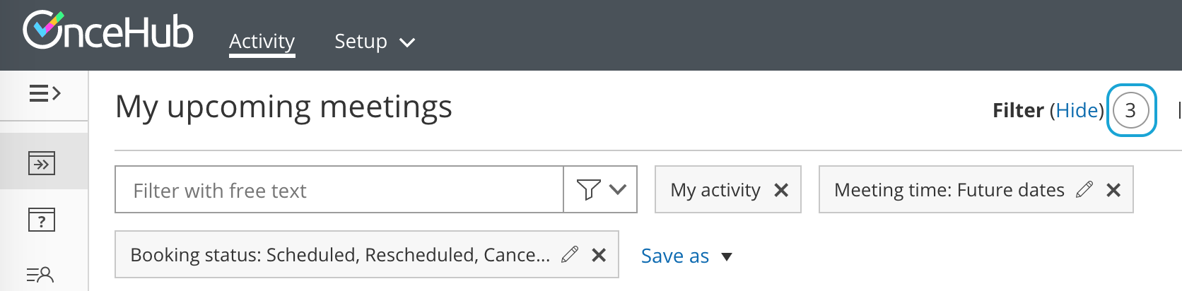 Figure 1: Stream activity counter
